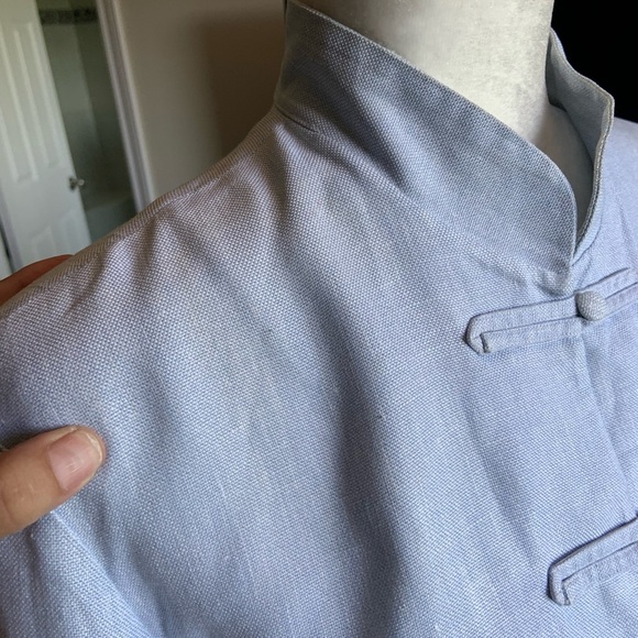 Luxury French brand - 100% linen Jacket/ Blouse Medium to Large - Picture 6 of 12